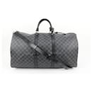Damier Graphite Keepall Bandouliere 55 Duffle with Strap - Louis Vuitton