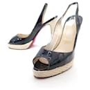 CHRISTIAN LOUBOUTIN PRIVATE NUMBER SHOES 39 PATENT LEATHER PUMPS SHOES - Christian Louboutin
