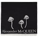 Mushroom Scarf in Black Wool - Alexander Mcqueen