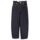 Levi's Barrel Jeans in Navy Blue Cotton Denim