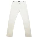 Tom Ford Beige Ribbed Cotton Slim Jeans
