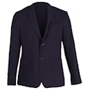 Michael Kors Single Breasted Blazer in Navy Blue Polyester 