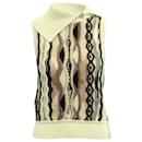 Missoni Color Block Knitted Sweater Vest in Multicolor Wool  