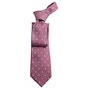 Tom Ford 80mm Polka Dot Tie in Pink Silk