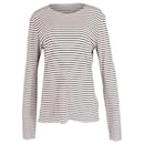 Maison Margiela Striped Sweater in Navy/Ecru Cotton - Maison Martin Margiela