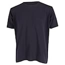 Acne Studios Niagara Pique T-Shirt in Navy Blue Cotton