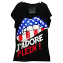Philipp Plein Embellished  J'Adore Plein T-Shirt