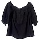 Linen Embroidered Top - Uterque