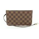 Damier Ebene Neverfull Pochette Wristlet Bag - Louis Vuitton