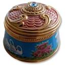 Caixa de música e joias o lago dos sinais - Faberge
