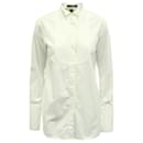 Camisa Blanca con Pliegues - Ralph Lauren