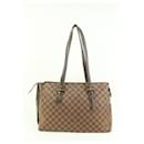 Damier Ebene Chelsea Zip Shoulder Bag Tote - Louis Vuitton