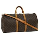 Louis Vuitton Monogram Keepall Bandouliere55 Boston Bag M41414 LV Auth 30634