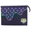 Louis Vuitton Blue Monogram Nigo Denim Voyage MM
