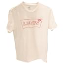 Levi's Printed Logo Short Sleeve T-shirt in White Cotton