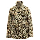 Ganni Camberwell Jacke aus Baumwolle mit Animal-Print