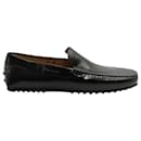 Tod's Driving Shoes in Black Leather 