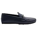 Tod's Loafers in Blue Leather  