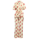 Emilia Wickstead Fifi Pyjama Set in Red Cotton - Autre Marque
