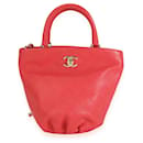 Chanel Coral Quilted Calfskin Small Bucket Bag 