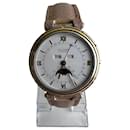 Signed Van Cleef & Arpels Vintage Men's Watch 35MM La Collection MOONPHASE / 35001 18K Yellow Gold / Stainless Steel Vintage