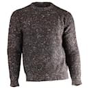 Mr P. Donegal Cable-Knit Sweater in Grey Merino Wool  - Autre Marque