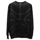 Givenchy Basketball Design Oversized Sweater in Black Viscose