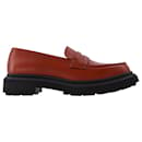 159 Loafer aus rotem Leder - Autre Marque