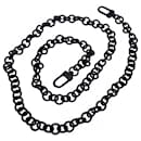 Louis Vuitton Black detachable chain shoulder strap