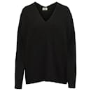 Acne Studios Pull Keborah Col V en Laine Noire