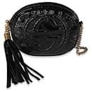 Gucci Black Patent Leather Mini Soho Chain Bag