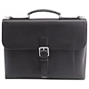 Mulberry Chiltern Briefcase Bag in Black Leather
