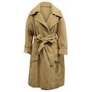 N.21 Belted Trench Coat in Beige Wool - Autre Marque