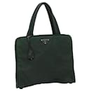 PRADA Hand Bag Nylon Green Auth cl111 - Prada