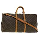 Louis Vuitton Monogram Keepall Bandouliere55 Boston Bag M41414 LV Auth pt4186