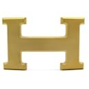 NEW HERMES H BELT BUCKLE FOR LINK 32 MM IN GOLDEN PVD GOLDEN BELT BUCKLE - Hermès