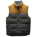 Patagonia Reversible Bivy Down Vest in Dark Green Polyester - Autre Marque