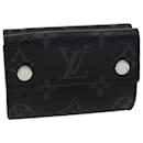 LOUIS VUITTON Monogram Eclipse Discovery compact wallet Wallet M67630 auth 30813 - Louis Vuitton