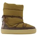 Zimlee Boots in Green Nylon - Isabel Marant