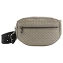 Bottega Veneta Intrecciato Belt Bag in Grey Leather 