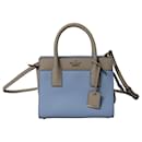 Minibolso satchel Candace de Kate Spade Cameron Street en piel azul claro