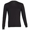 Mr P. Crew Neck Sweater in Black Cashmere - Autre Marque