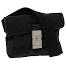 GUCCI GG Canvas Body Bag Black Auth 30999 - Gucci