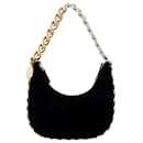Frayme Hobo Zip Tiny in black synthetic leather - Stella Mc Cartney