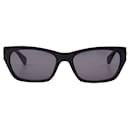 Sonnenbrille aus schwarzem/grauem Acetat - Bottega Veneta