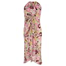 Dodo Bar Or Halter Midi Dress in Floral Cotton - Autre Marque