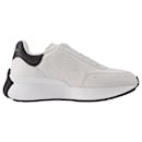Oversized Sneakers - Alexander Mcqueen - White/Black - Leather