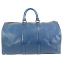 Blue Toledo Epi Leather Keepall 45 duffle bag - Louis Vuitton