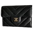 Chevron card wallet - Chanel