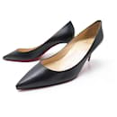 NEW CHRISTIAN LOUBOUTIN PIGALLE PUMPS SHOES 40 BLACK LEATHER SHOES - Christian Louboutin